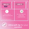 Natureland Personal Suppository Applicators for Women, Individually Wrapped Disposable Applicators with Silky Smooth Comfort Tip, Daily Intimate Care Tool (10 Count) view 2