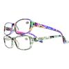 bestsight1936 2 Colors Women Rainbow Cyan Resin Lens Eyewear Reading Glasses view 1