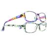 bestsight1936 2 Colors Women Rainbow Cyan Resin Lens Eyewear Reading Glasses view 2