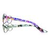 bestsight1936 2 Colors Women Rainbow Cyan Resin Lens Eyewear Reading Glasses view 3