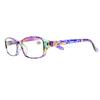 bestsight1936 2 Colors Women Rainbow Cyan Resin Lens Eyewear Reading Glasses view 4