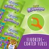 Kids Grape-Flavored Dental Flossers, Colorful Animals add Fun to Support Healthy Habits, Easy-Grip Handle and Fluoride-Coated Floss, Pack of 3 x 75 Pieces view 4