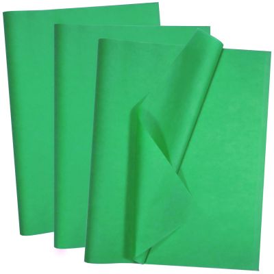100 Sheets Green Tissue Paper Artdly 14 x 20 Inches Green Wrapping Paper Bulk for Weddings Birthday DIY Project Christmas