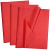 100 Sheets Red Tissue Paper Artdly 14 x 20 Inches Red Wrapping Paper Bulk for Weddings Birthday DIY Project Wrapping Crafts Decor view 1