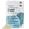 Complement Organic Unflavored Vegan Protein Powder (30 Servings) Low Carb, Low Calorie, Sugar Free, Soy Free, Non-GMO, Gluten Free, Non Dairy- Yellow Pea, Pumpkin Seed- 15g Plant Based Protein Powder view 1