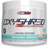 EHP Labs OxyShred Pre Workout Powder - Preworkout Powder with L Glutamine & Acetyl L Carnitine, Energy Boost Drink - Bahama Breeze, 60 Servings view 1