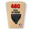 480 Black Vials - 30 DRAM Pop Top Bottle - Airtight Containers - BPA Free Medical Grade Plastic Prescription Bottles for Storage, Wholesale Bulk Pack view 1