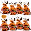 AnapoliZ Halloween Treat Bags | 100 pcs (6 x 9 Inch) |2.5 Mil Crystal Clear Cellophane Bags with Fun Scary Designs | Pumpkins, Witches Cello Bags | Halloween Party Decorations, Spooky Treat Bags view 2