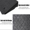 Stair Steps Threshold Doorways Ramp for Wheelchairs/Car, 1.5inch / 2inch / 3inch / 4inch Rise Garage Door Driveway Non-Slip Small Ramps, Load 3tons (Size : 4cm/1.6in) view 4