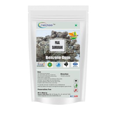 Astha Neotea Pure Gum Benzoin | Benzoin Resin | Paal Sambrani, 100gm