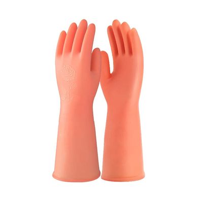 FUFU Gloves Rubber Gloves, Dishwashing Gloves, Kitchen Cleaning Gloves, 2 Pieces, Waterproof and Reusable (Size : S)