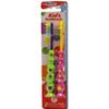 Blondee's Kids Toothbrush 2 Pack - Soft Contoured Bristles - Child Sized Brush Heads (3-10 Year Old) - Suction Cup for Fun & Easy Storage - Girl & Boy Set view 1