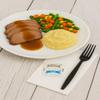 500 Kits Disposable Black Plastic Fork with Napkin and Salt/pepper packet, individually Wrapped, To-go (Fork) view 2