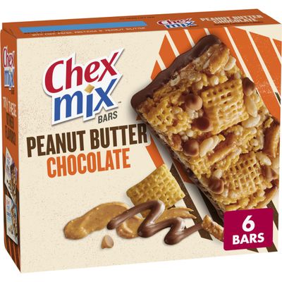 Chex Mix Peanut Butter Chocolate Treat Bar, 6 Bars