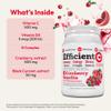 ANDREW LESSMAN Efficient C + Cranberry Benefits 30 Packets - Immune, Energy, Stress and Urinary Tract Support. Reinvention of The Vitamin C Drink. No Calories. No Sugar. No Carbs. Easy to Mix. view 3