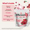 ANDREW LESSMAN Efficient C + Cranberry Benefits 180 Packets - Immune, Energy, Stress and Urinary Tract Support. Reinvention of The Vitamin C Drink. No Calories. No Sugar. No Carbs. Easy to Mix. view 3