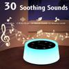 ColorsNoise Sound Machine and White Noise Machine with 30 Soothing Sounds with 12 Colors Baby Night Light with Memory Function (Black) view 3