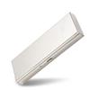7 Day Pretty Mini Metal Pill Organizer Pill Box Built-in Makeup Mirror with Spring Open Design and 7 Compartment to Hold Vitamins Cod Liver Oil Supplements and Medication (Silver) view 1