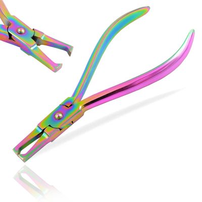 AAProTools Multi Titanium Rainbow Color Bracket Remover Plier Straight Orthodontic Instruments