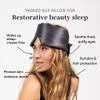 DROWSY Silk Sleep Mask - Face-Hugging, Padded Cocoon for Luxury Sleep in Total Darkness - 100% Pure Mulberry Silk (Moonlight Shadow) view 3