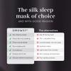 DROWSY Silk Sleep Mask - Face-Hugging, Padded Cocoon for Luxury Sleep in Total Darkness - 100% Pure Mulberry Silk (Moonlight Shadow) view 4