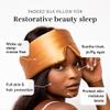 DROWSY Silk Sleep Mask - Face-Hugging, Padded Cocoon for Luxury Sleep in Total Darkness - 100% Pure Mulberry Silk (Tuscan Kiss) view 3