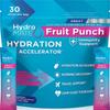 HydroMATE Electrolyte Powder Fruit Punch Hydration Packets Low Sugar 30 Count view 1