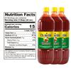 (3 Pack) EL CHILERITO Salsa Sabor Chamoy 1L/ 33.8 Fl. Oz - Mexican Flavor - For Sharing with Friends and Family - Mexican Chile- Kosher view 3