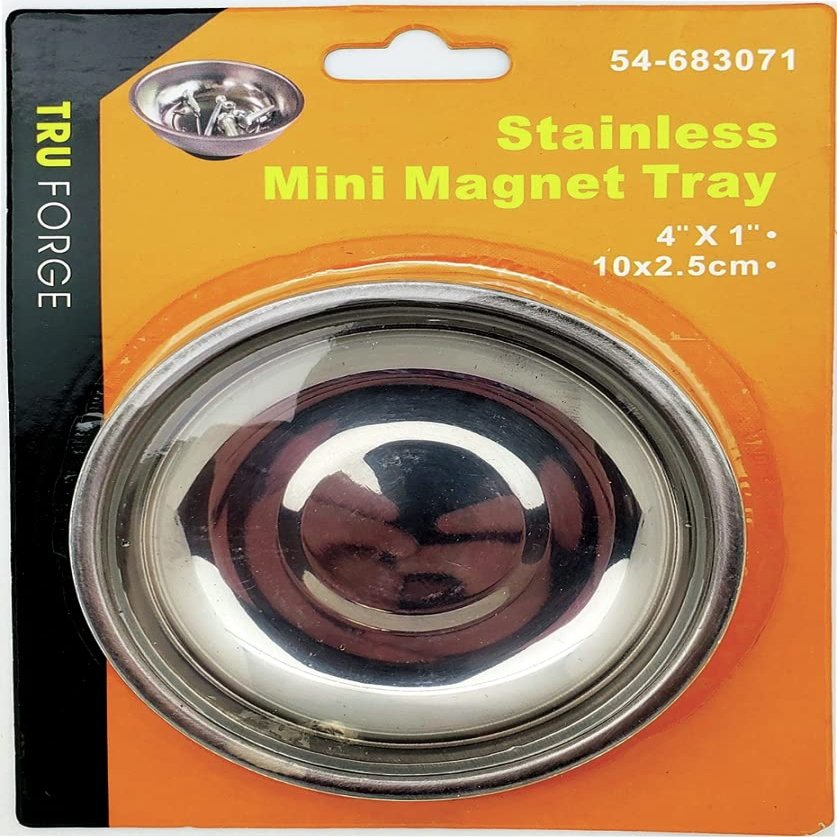 4" Stainless Magnetic Dish