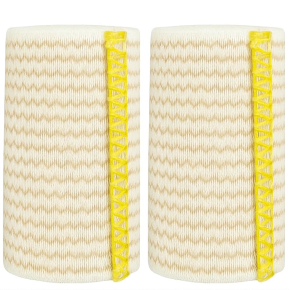 2-inch | Elastic Bandages by Spa Slender | Sports - Hook Loop Closure  Non-Latex - Compression - Injuries - Support | 2-Pack  up to 15 ft Stretched