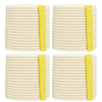 2-inch | Elastic Bandages by Spa Slender | Sports - Hook Loop Closure  Non-Latex - Compression - Injuries - Support | 4-Pack  up to 15 ft Stretched