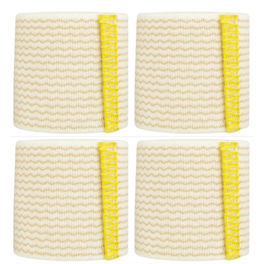 2-inch | Elastic Bandages by Spa Slender | Sports - Hook Loop Closure  Non-Latex - Compression - Injuries - Support | 4-Pack  up to 15 ft Stretched
