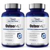 1MD Nutrition OsteoMD for Comprehensive Bone Support | with Calcium Hydroxyapatite, Vitamin D3 & K2 | 180 Capsules (2-Pack) view 1