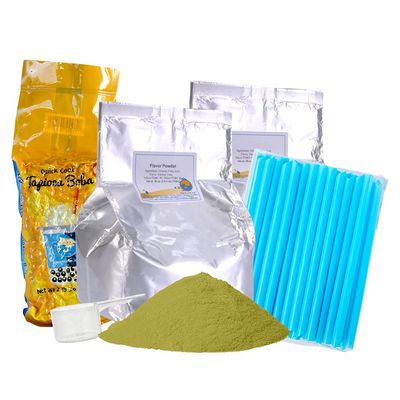 BUBBLE TEA SUPPLY At Home Green Tea Latte [40-45 drinks] Starter Bubble Tea Kit Gift Set Bubble Tea Boba Instant Boba Milk Tea Tapioca Bubble Tea Bubble Tea Starter Kit Tapioca Balls Boba Tea Powder Variety Bubble Tea Kit Boba for Bobas Drinks