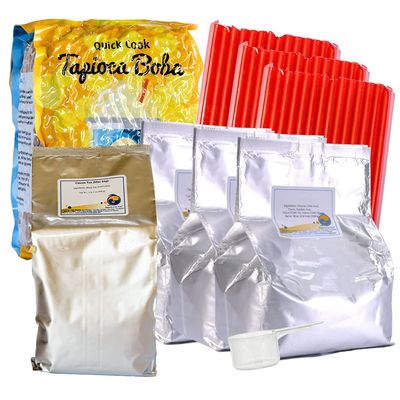 BUBBLE TEA SUPPLY Party Kit Cassia Royal Milk Tea Starter Bubble Tea Kit Gift Set Bubble Tea Boba Instant Boba Milk Tea Tapioca Bubble Tea Bubble Tea Starter Kit Tapioca Balls Boba Tea Powder Variety Bubble Tea Kit Boba for Bobas Drinks