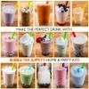 BUBBLE TEA SUPPLY At Home Strawberry Syrup Black Tea [40-45 drinks] Starter Bubble Boba Tea Kit Gift Set view 2