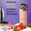 BUBBLE TEA SUPPLY Strawberry [40-45 drinks] Starter Bubble Tea Kit Gift Set Bubble Tea Boba Instant Boba Milk Tea Tapioca Bubble Tea Bubble Tea Starter Kit Tapioca Balls Boba Tea Powder Variety Bubble Tea Kit Boba for Bobas Drinks view 4