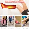 17.3In Ultralong Leg Warmer for Foot Ankle Calf, Wearable Electric Foot Warmer Bootie Large Zipper Opening Carbon Fiber Heated Calf Warmer for Circulation, Pain and Swollen Relief view 4