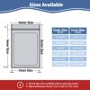 100 Pack Smell Proof Mylar Bags for Food Storage - 3 x 4.5 Inch Resealable Packaging Pouch Bags Matte Black view 2