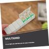 3pcs Portable Medicine Organizer - Case Hierarchical Storage Durable Material for Outdoor Travel and Daily Use view 3