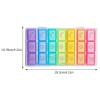 1pc 21 Pill Box Pill Accessory Medicine Holder Sealed Grids Case Storage Container Holder Medicine Organizer view 3