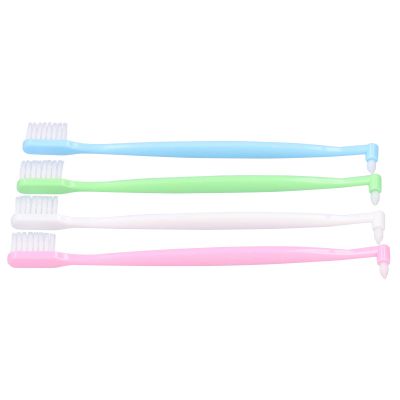 ANGGREK 4PCS Toothbrush,Toothbrush DoubleEnded Interspace Toothbrush Soft Bristle Interspace Toothbrush for Braces Teeth Cleaning