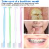 ANGGREK 4PCS Toothbrush,Toothbrush DoubleEnded Interspace Toothbrush Soft Bristle Interspace Toothbrush for Braces Teeth Cleaning view 4