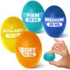 4 Pcs Squeeze Balls for Hand Therapy - 4 Resistance Levels Hand Exercise Balls for Arthritis, Pleasant to Touch & Lightweight - Physical Therapy Ball for Recovery, Stress Relief, Grip Strength, Focus view 1