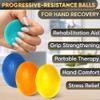 4 Pcs Squeeze Balls for Hand Therapy - 4 Resistance Levels Hand Exercise Balls for Arthritis, Pleasant to Touch & Lightweight - Physical Therapy Ball for Recovery, Stress Relief, Grip Strength, Focus view 4