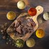 Matt-Hat Punjabi Indian Curry Artisanal Beef Jerky made with Soy Sauce, Tandoori Paste & Beef - Low Carb & Gluten Free with No Added Sugar, Nitrates or MSG 2 oz. Bags view 4