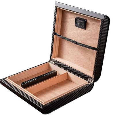 Humidors Cedar Wood Cigar Portable Cigar Box with humidifier Office Cigar Box Gift for Friends