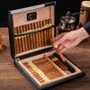 Humidors Cedar Wood Cigar Portable Cigar Box with humidifier Office Cigar Box Gift for Friends view 2