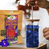 Butterfly Pea Tea 17.63 oz | OkO-OkO - Premium - 500g WHOLE DRIED FLOWER from Thailand - Blue natural infusion - Herbal tea - Blue tea - Organic Vegan food coloring - Natural color changing cocktail and meal view 2