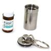 2 in1 Canvas Pouch with Rotating Belt Clip + Aluminum Alloy Waterproof Pill Case. The Best 2-in-1, More Convenient and Safer to Carry, for Emergency Aspirin & Nitroglycerin, etc. (BS-Original) view 2